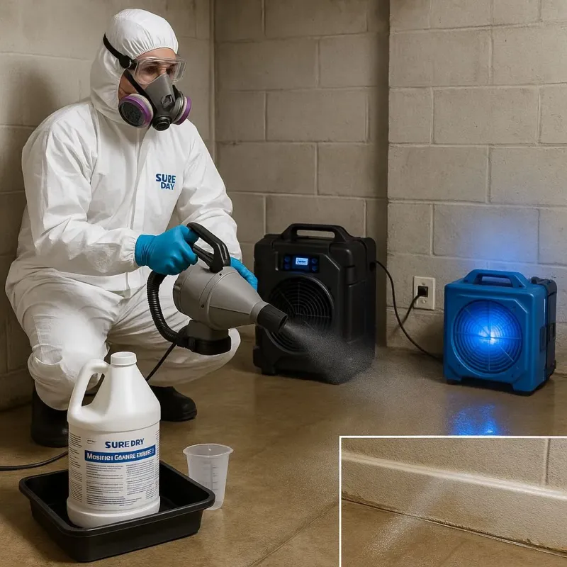 Sanitization and Odor Removal process in Bridport, VT